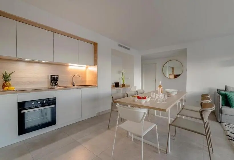 ３ベッドルームアパートメント, Lagrange Apart Hôtel Antibes Olympie