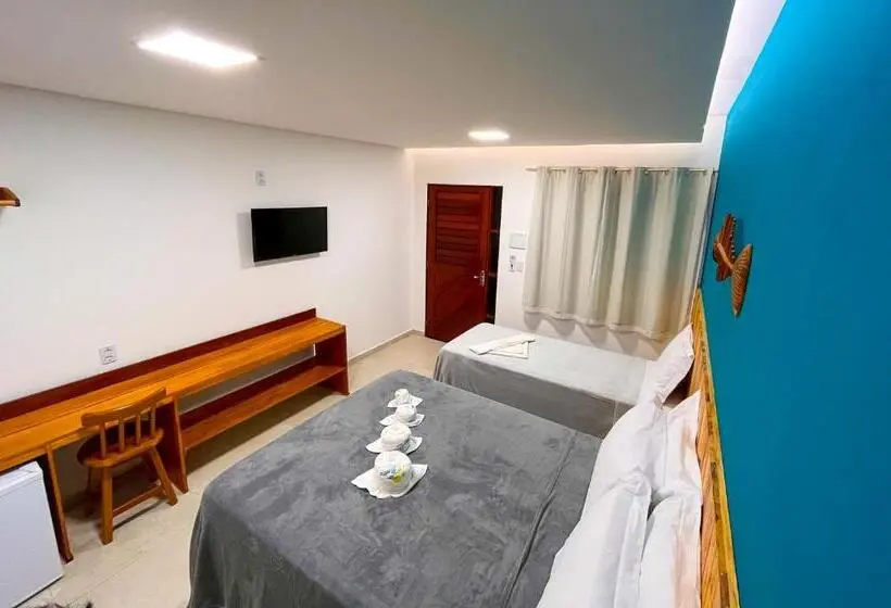 Standard Kolmen Hengen Huone, Pousada Villa Marceneiro Beach   Economia E Conforto