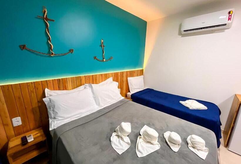 4인용 스탠다드 룸, Pousada Villa Marceneiro Beach