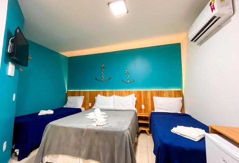 4인용 스탠다드 룸, Pousada Villa Marceneiro Beach