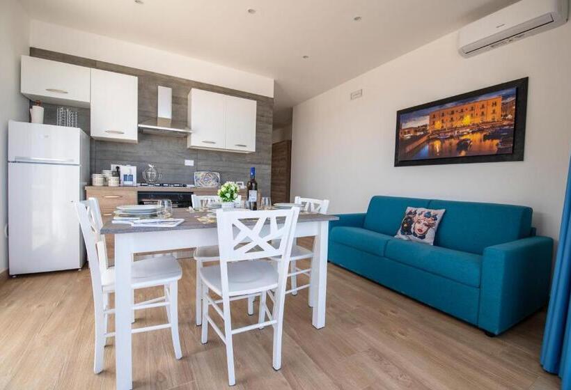 带1个卧室的带海景的公寓, White Apartments & Spa