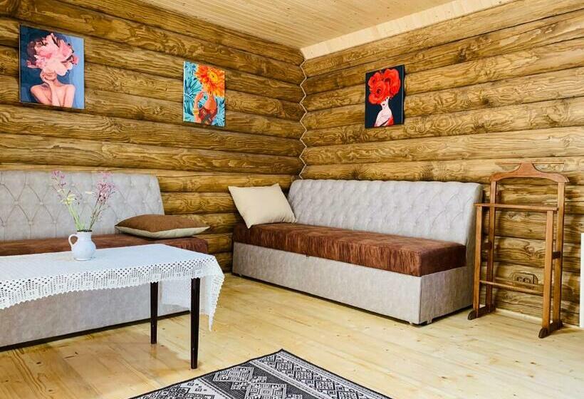 آپارتمان 1 خوابه با تراس, Chalet Vedmezhe