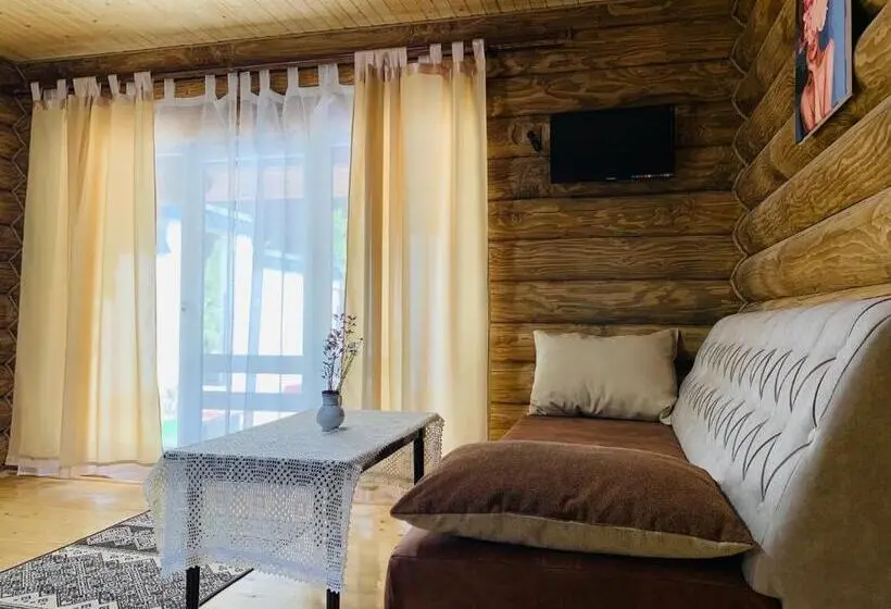 آپارتمان 1 خوابه با تراس, Chalet Vedmezhe