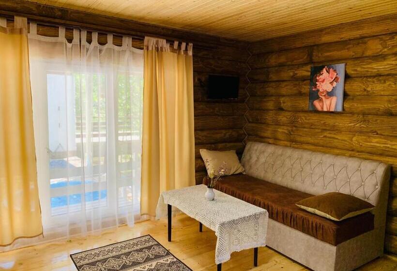 آپارتمان 1 خوابه با تراس, Chalet Vedmezhe