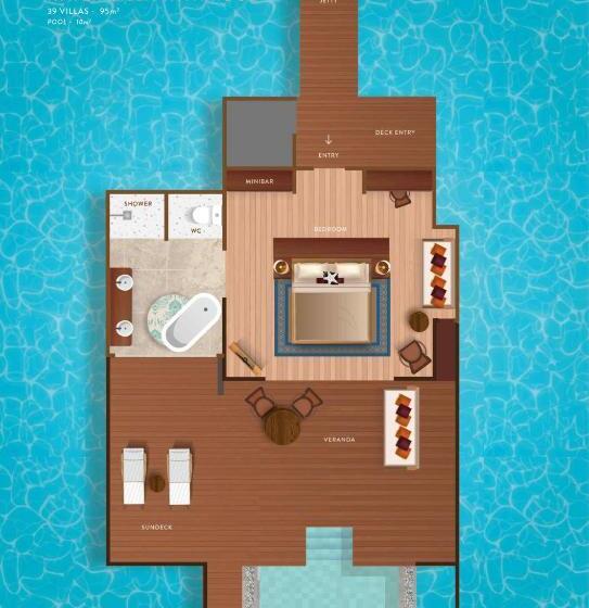 ویلای یک اتاق خوابه با استخر شنا, Varu By Atmosphere  Premium All Inclusive With Free Transfers