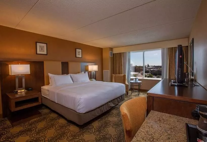 シティビューのダブルベッドスタンダードルーム, Doubletree By Hilton Bay City Riverfront