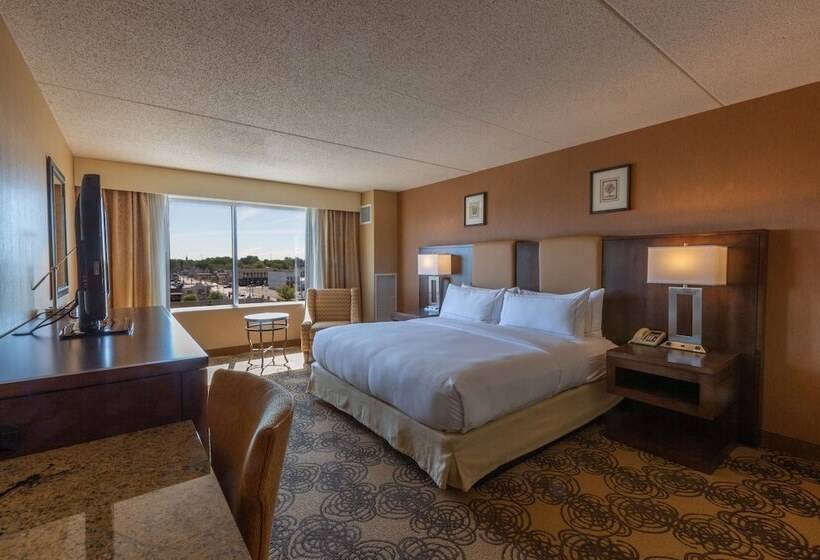 غرفة قياسية سرير مزدوج مطلة على المدينة, Doubletree By Hilton Bay City Riverfront