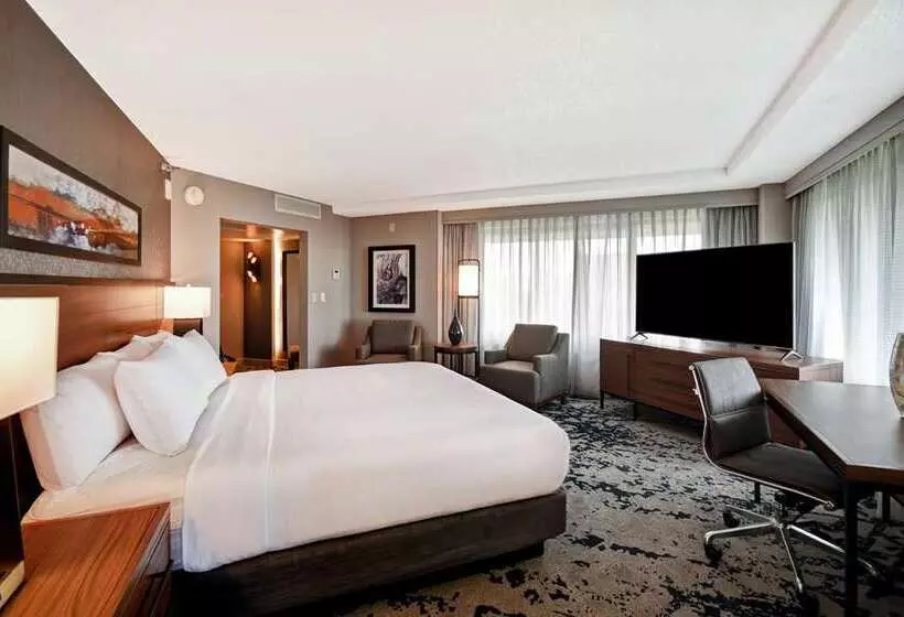 キングサイズベッドのスイートルーム, Embassy Suites By Hilton Dulles North Loudoun