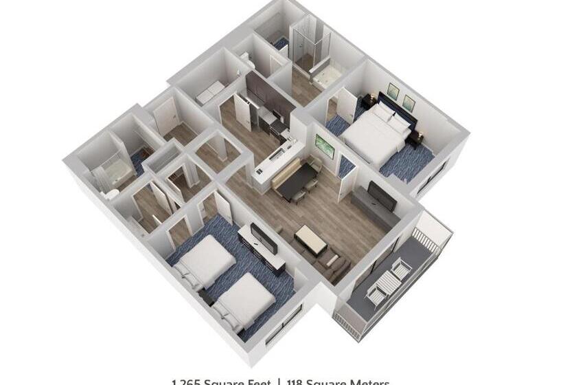 2 Bedroom Family Apartment