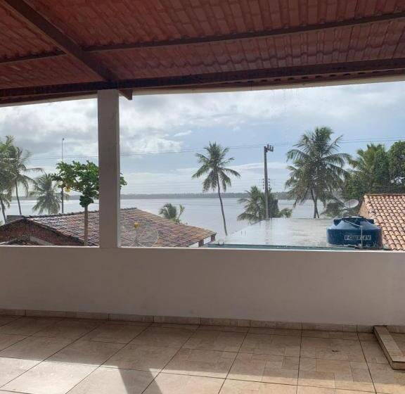 חדר לארבעה סטנדרטי עם מרפסת, Pousadinha Da Lulu   Pontal Mangue Seco