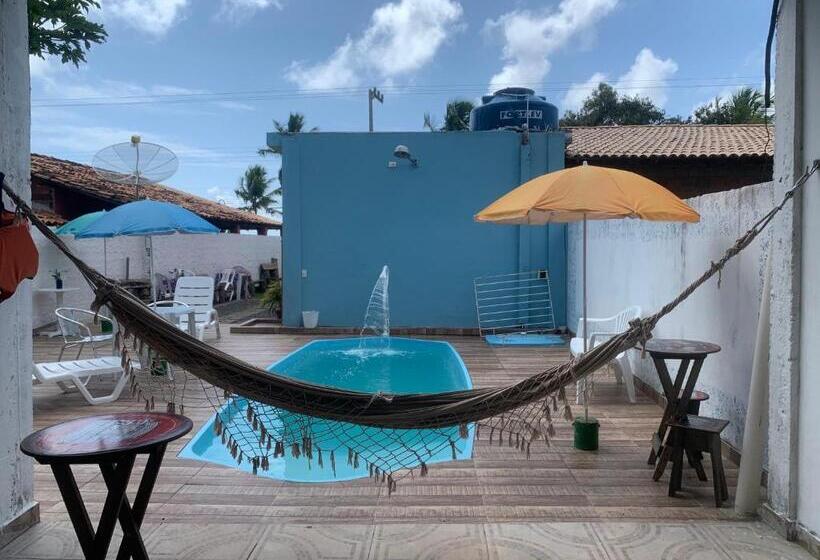 Четырехместный Номер Стандарт с Балконом, Pousadinha Da Lulu   Pontal Mangue Seco