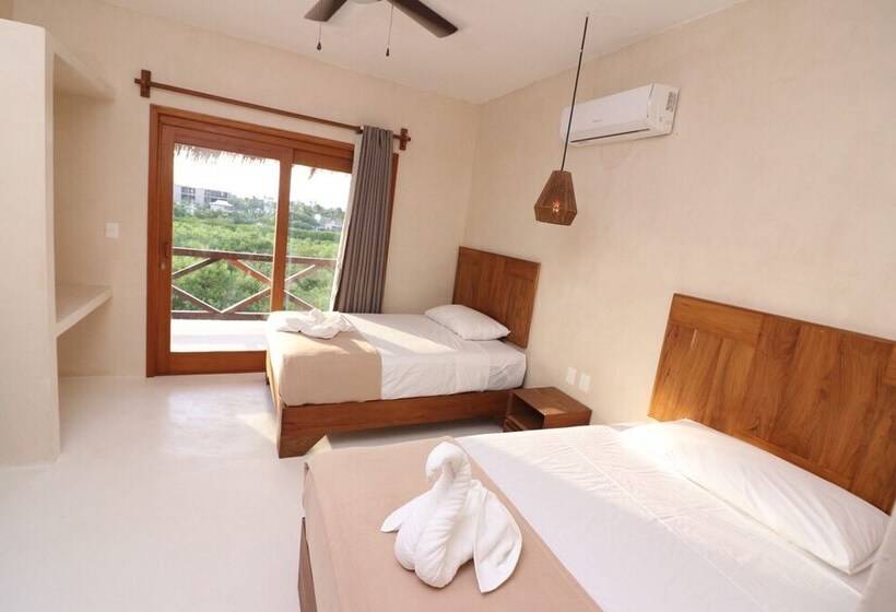 Четырехместный Номер Deluxe, Luna Roja Holbox