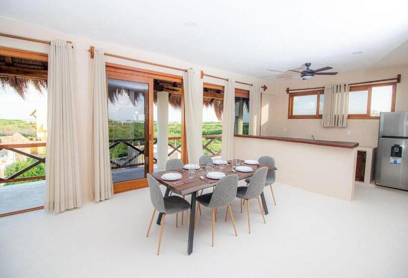 Апартаменты Пентхаус 1 Спальня, Luna Roja Holbox