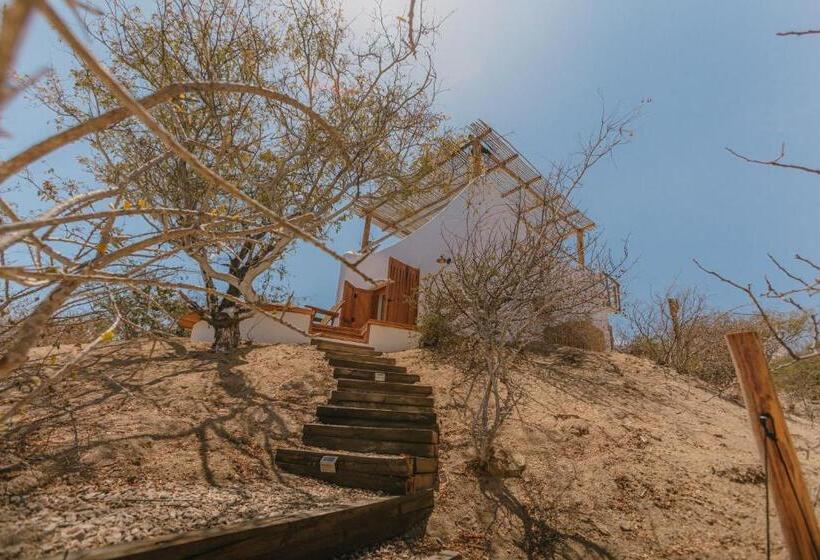 חדר דלוקס עם מרפסת נוף לים, The White Lodge