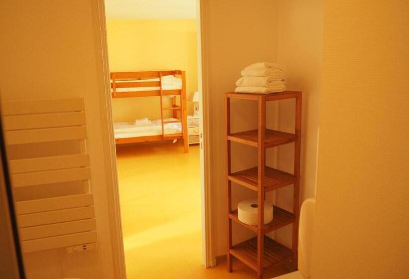 带阳台标准四人间, Hôtel Le Vivier Wissant Rivière