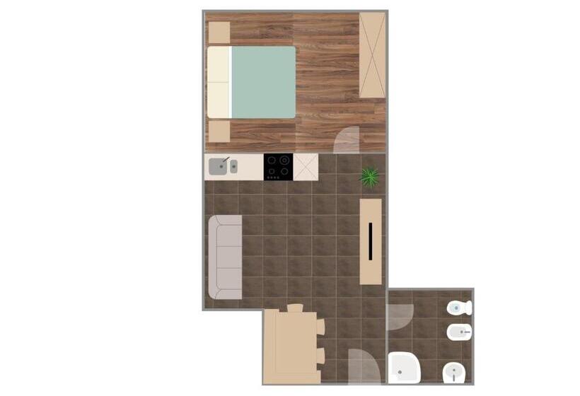 آپارتمان 1 خوابه همکف, Residence Reinhild