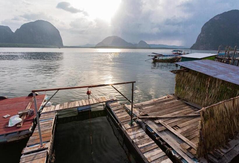 غرفة ديلوكس مزودة بشرفة, Jamesbond Bungalow Koh Panyee