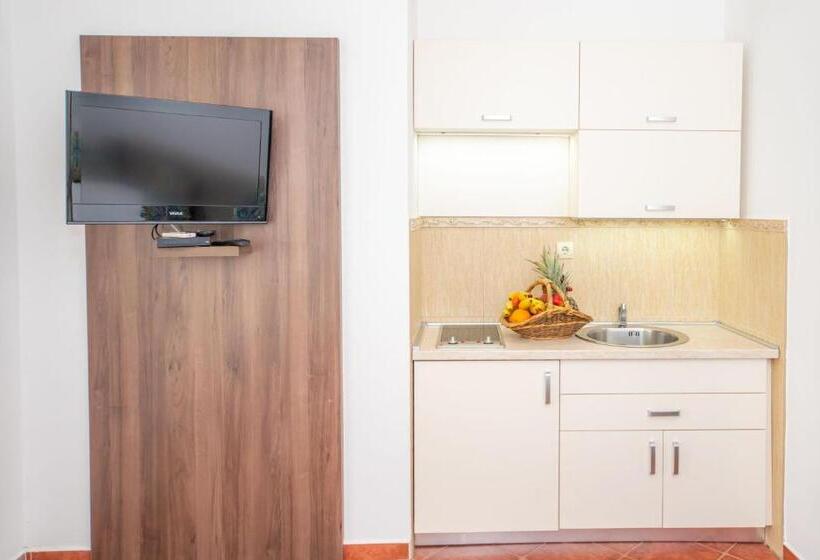 آپارتمان 1 خوابه با چشمانداز جانبی دریا, Guest House Medin