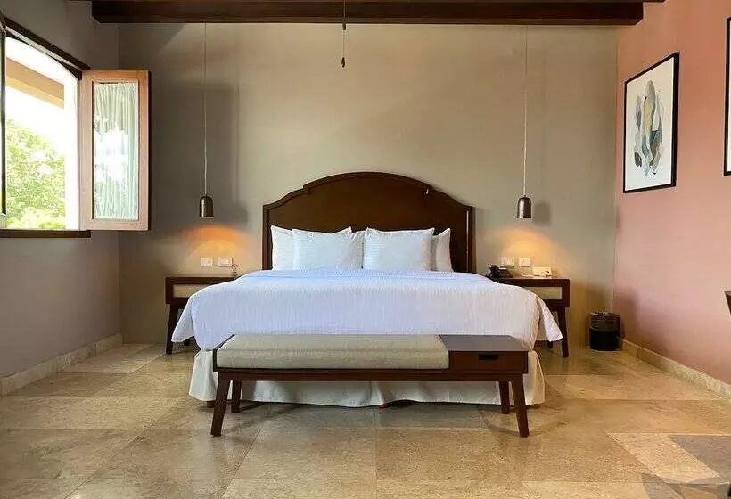 اتاق لوکس با چشم‌انداز استخر, Casa Lucia Hotel Boutique