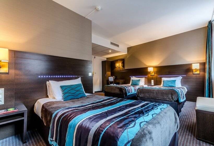 Pokój Standard Trzyosobowy, Helgon Hotel Lourdes Pyrénées