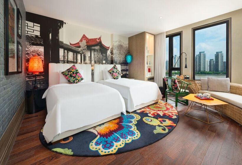 اتاق استاندارد با چشم‌انداز رودخانه, Indigo Shanghai On The Bund, An Ihg