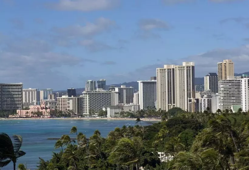 ペントハウス２ベッドルームアパート, Lotus Honolulu At Diamond Head