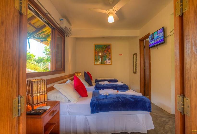 غرفة قياسية ثلاثية, Pousada Maria Farinha