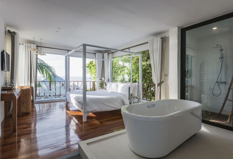 غرفة ديلوكس مزودة بتراس, Villa Nalinnadda Petite Hotel & Spa, Adults Only   Sha Extra Plus