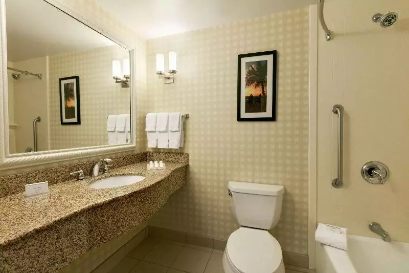キングサイズベッドのスタンダードルーム, Hilton Garden Inn Fort Myers Airport/fgcu
