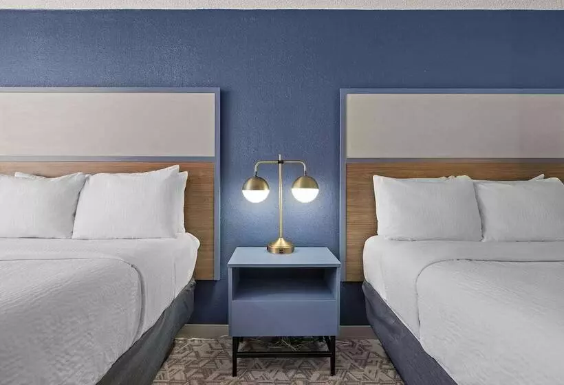 ２ダブルベッドのスタンダードルーム, Americinn By Wyndham Casper Event Center Area