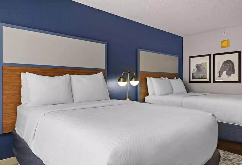 ２ダブルベッドのスタンダードルーム, Americinn By Wyndham Casper Event Center Area