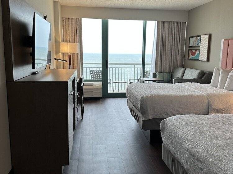 스탠다드 룸 바다 전망, Hampton Inn Virginia Beachoceanfront South