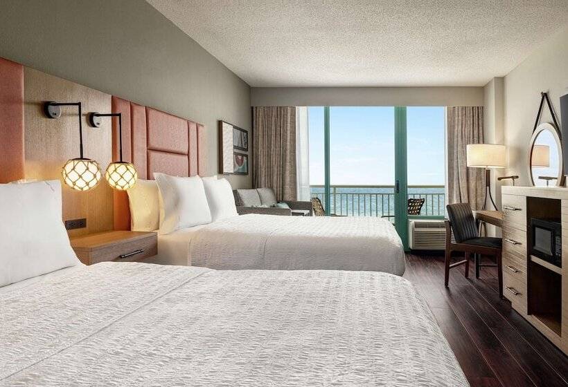 스탠다드 룸 바다 전망, Hampton Inn Virginia Beachoceanfront South