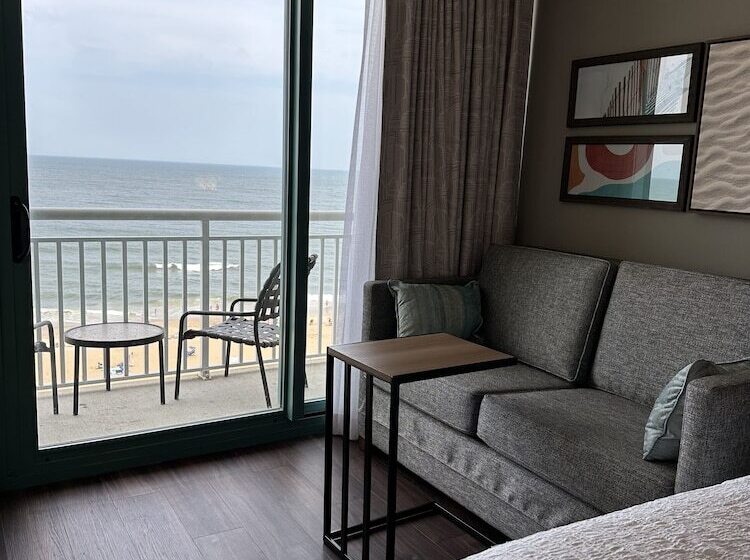 스탠다드 룸 바다 전망, Hampton Inn Virginia Beachoceanfront South