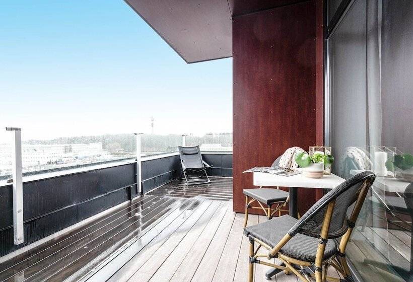 침실 1개 테라스 아파트, Biz Apartment Gärdet