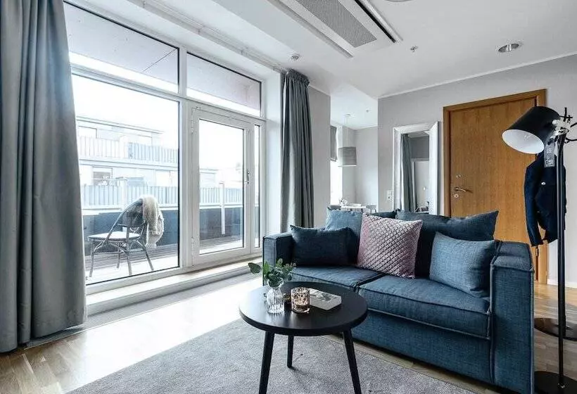 テラス付き１ベッドルームアパートメント, Biz Apartment Gärdet