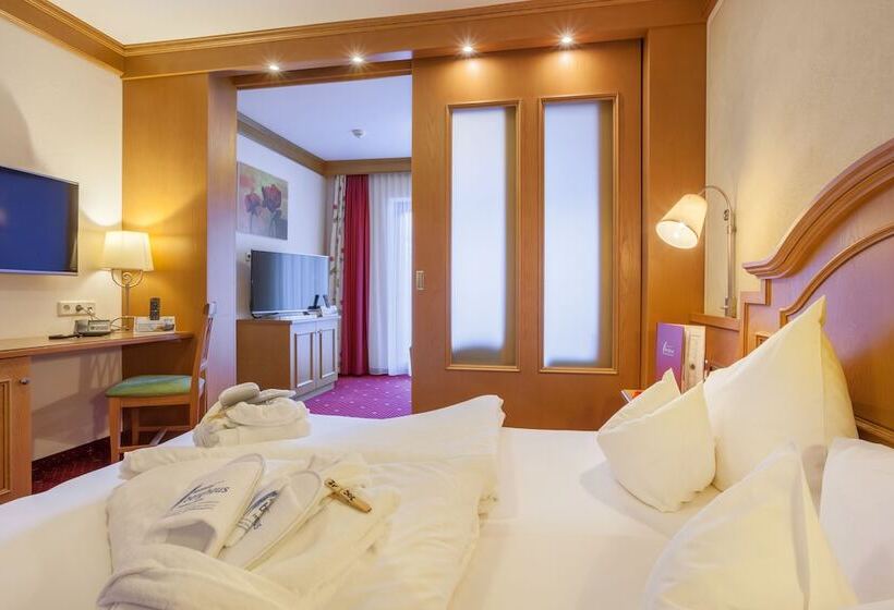 침실 2개 디럭스 아파트, Alpinhotel Berghaus Spa