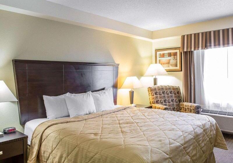 带大床的标准间, Mainstay Suites Knoxville North I75