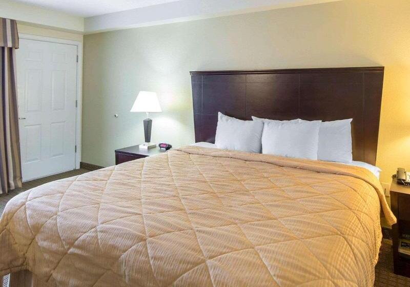 带大床的标准间, Mainstay Suites Knoxville North I75