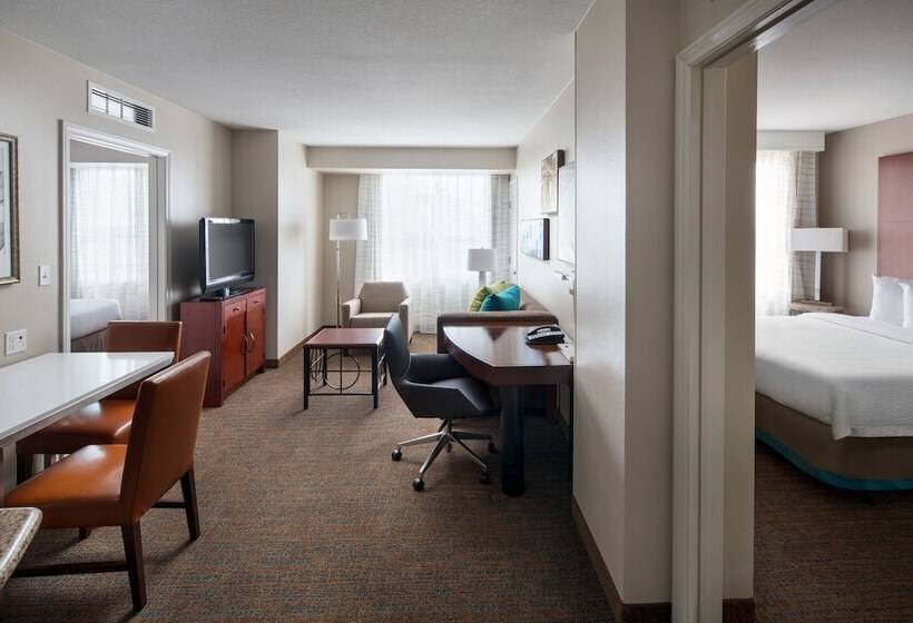 جناح غرفتين نوم, Residence Inn Long Beach Downtown