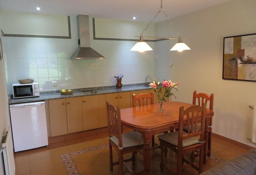 2침실 아파트 정원 전망, Apartamentos Rurales El Otero