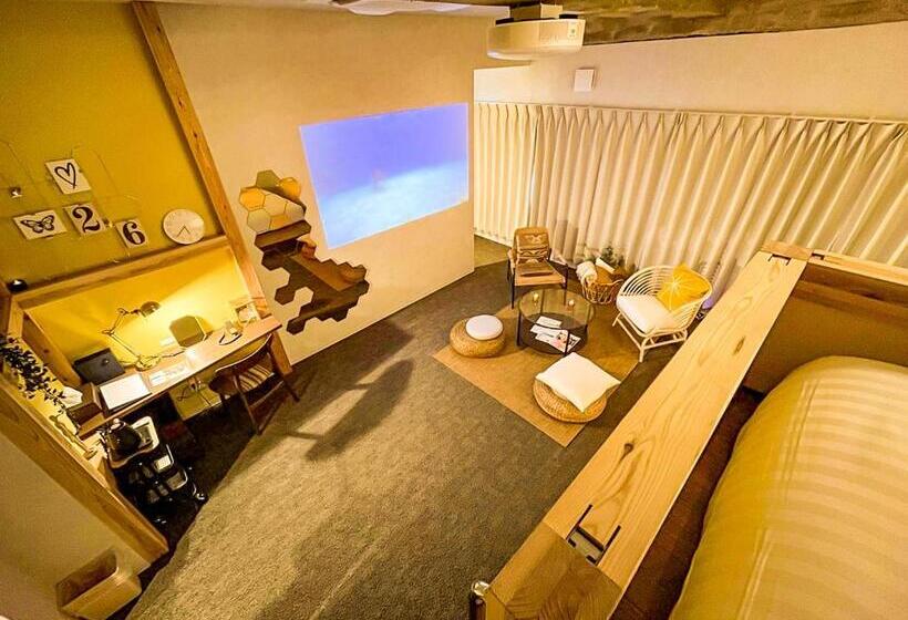 غرفة قياسية رباعية, Mange Tak Resort Onomichi