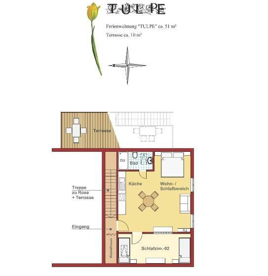 Апартаменты 1 Спальня, Ferienhof Mühlthal