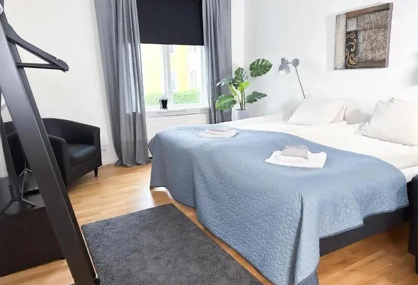 Deluxe-huoneisto 1 Makuuhuone, Strandgården Karlstad