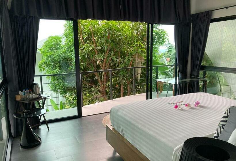 اتاق لوکس با بالکن, Villa The Spot Koh Samui