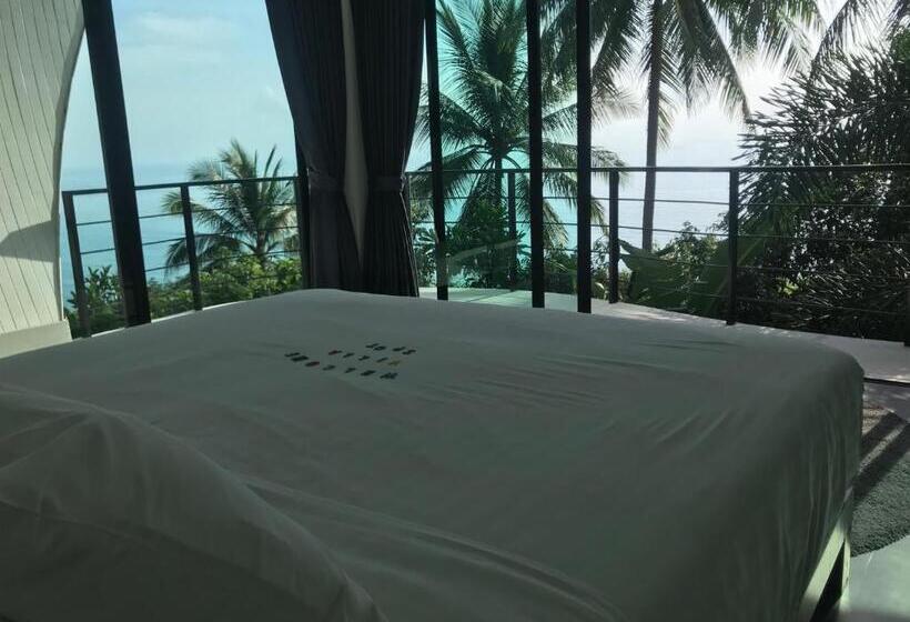 اتاق استاندارد با چشمانداز دریا, Villa The Spot Koh Samui