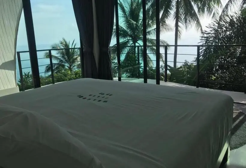 اتاق استاندارد با چشم‌انداز دریا, Villa The Spot Koh Samui
