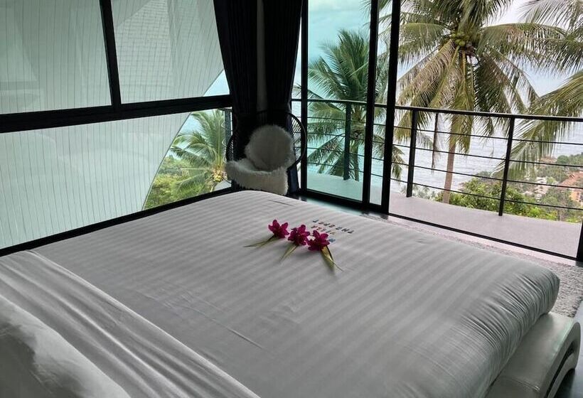 اتاق استاندارد با چشمانداز دریا, Villa The Spot Koh Samui