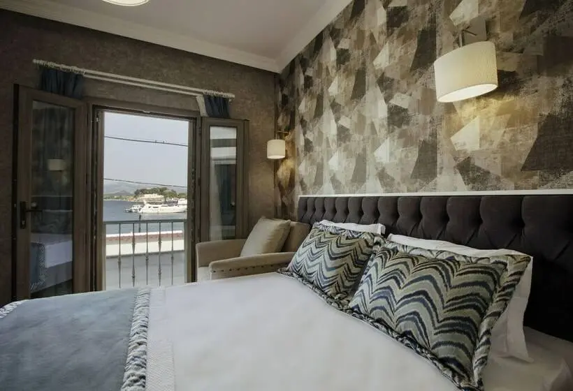 海の見えるダブルベッドスタンダードルーム, Capa Butik Otel