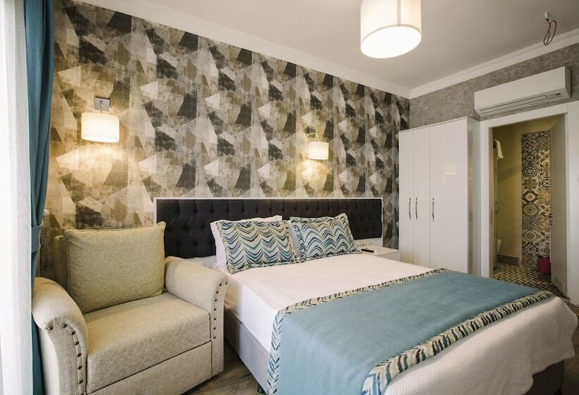 اتاق استاندارد با تخت دوبل و چشمانداز دریا, Capa Butik Otel